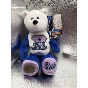 50 States American Coin Bear - South Carolina - With tag and coin, State # *